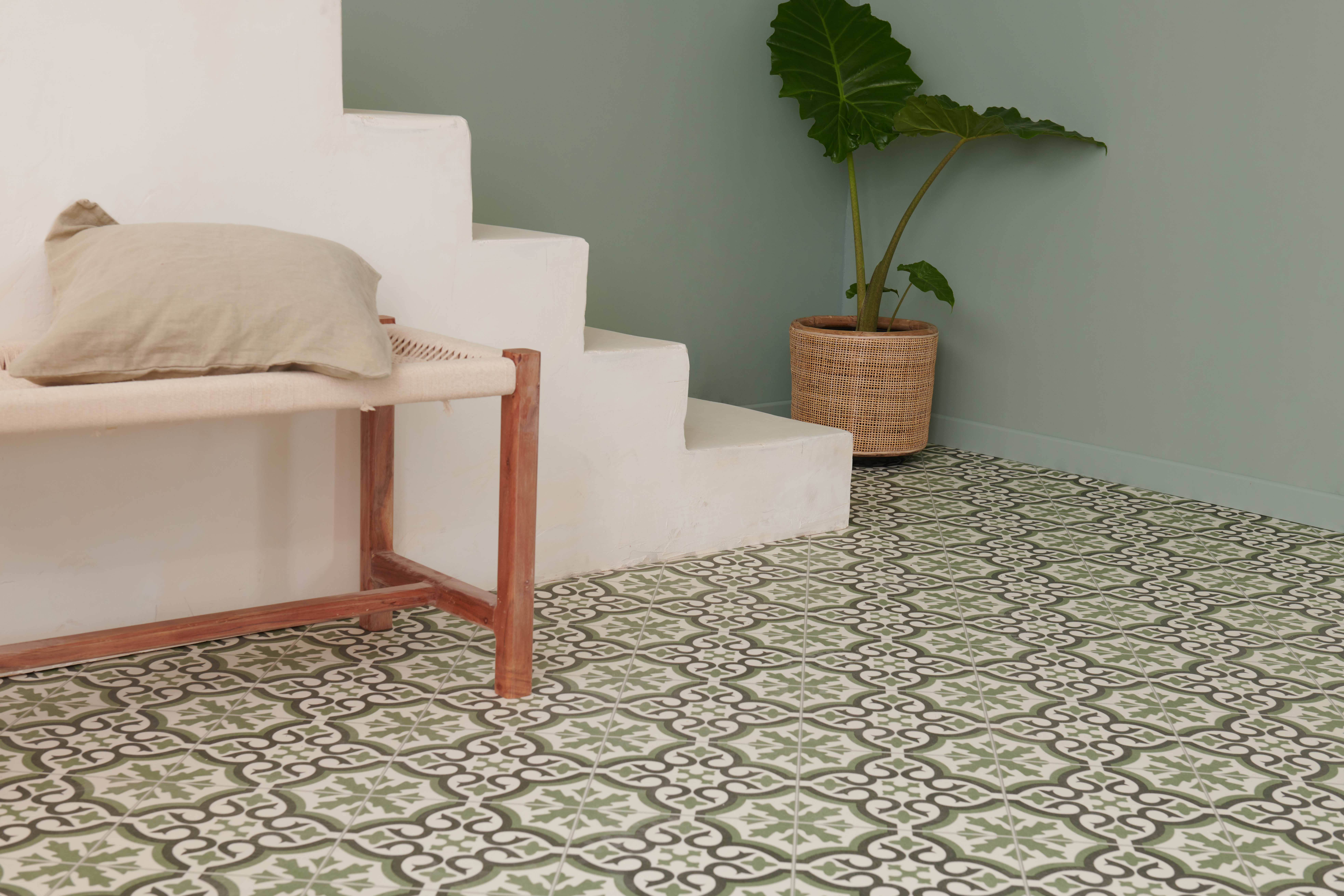 tendance vert dans la maison