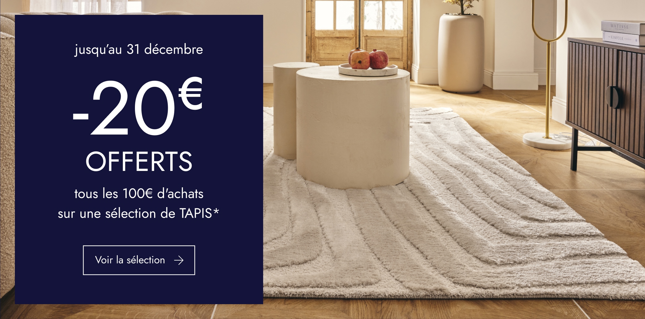 Promo tapis 04/12/2025