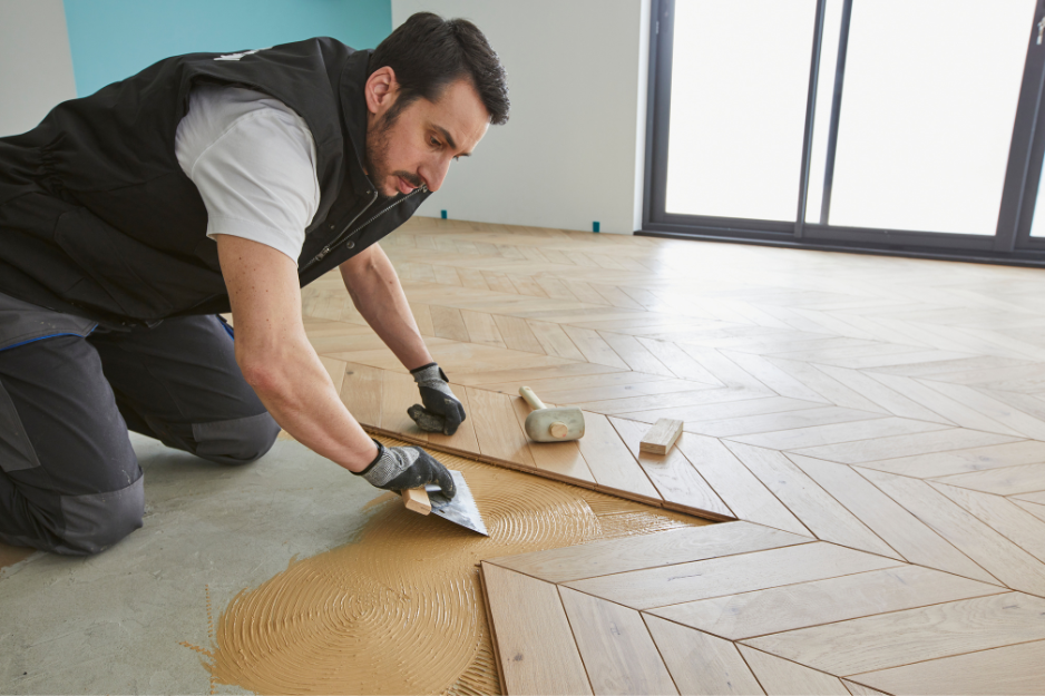 projet de pose de parquet