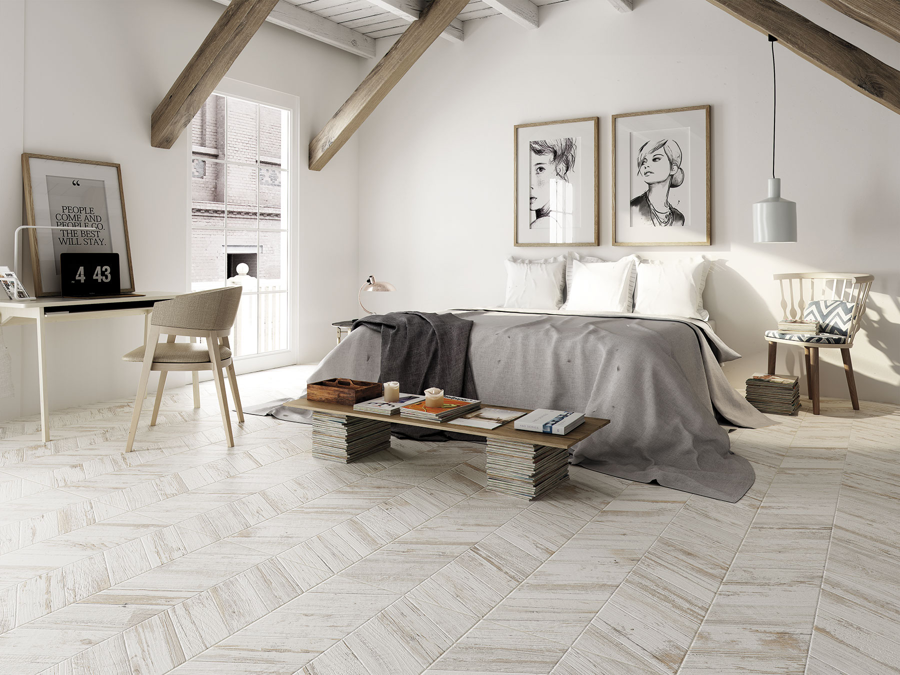 carrelage effet parquet