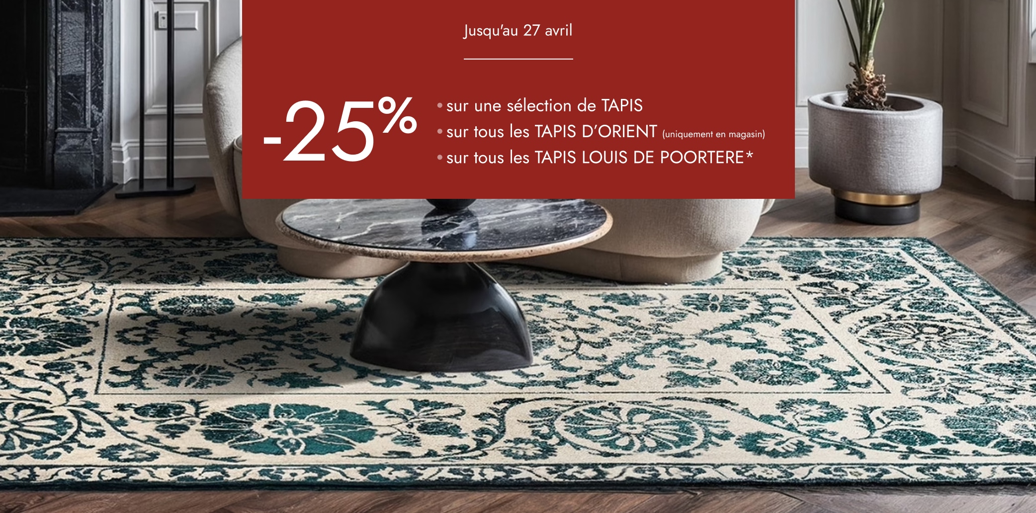 LES PROMOS DU MOMENT TAPIS