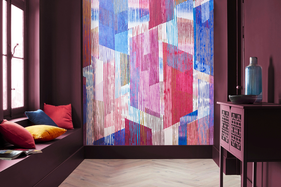 mur coloré