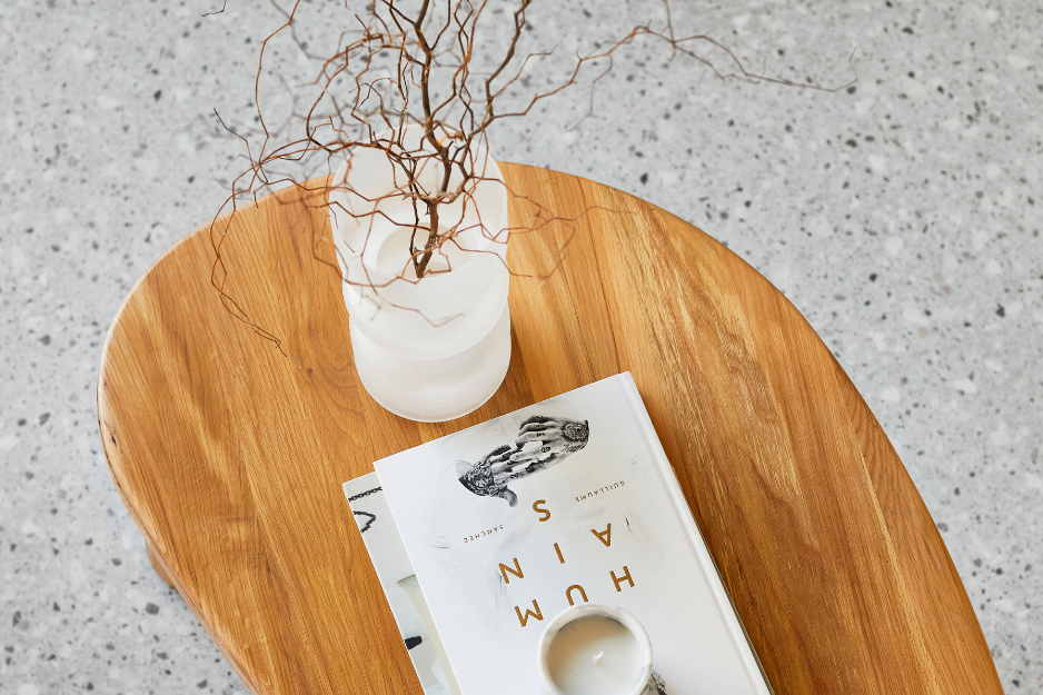 meubles et accessoires avec terrazzo