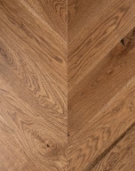 Parquet cotrecollé, POINT DE HONGRIE 130 CHENE COURANT Marron doré, larg 13 cm